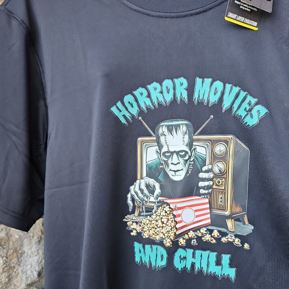 Horror Movies and Chill Epic Tee NWT
